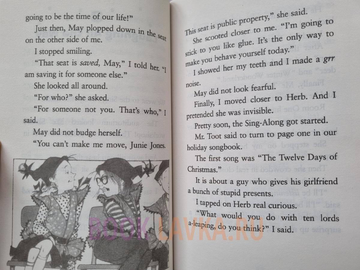 Junie B.Jones Jingle Bells, Batman Smells! Booklavka (Буклавка)