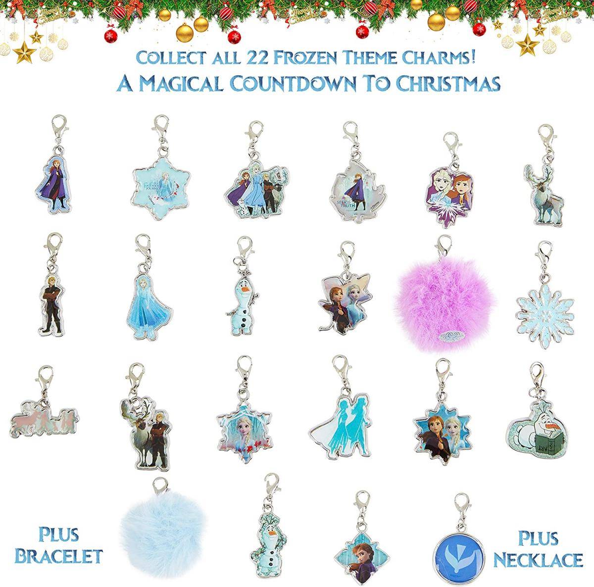 Disney Frozen Advent Calendar Girls Jewellery Christmas Countdown ...