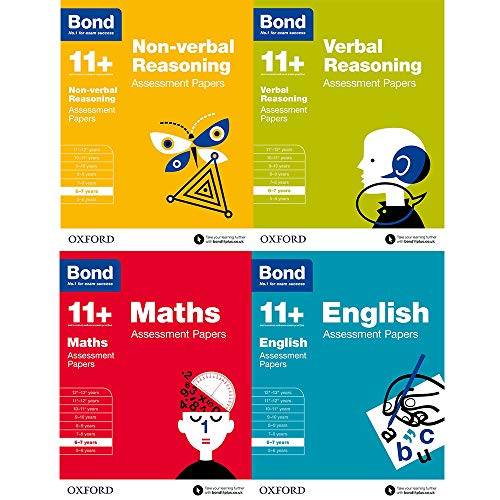 Bond 11+ English 4 Books Set Ages 6-7 Inc Assessment and Tests – купить ...