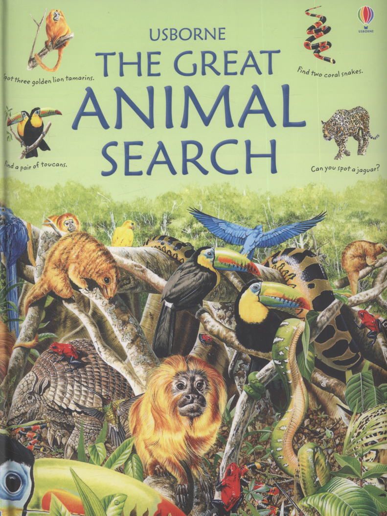 Animal search. Книга the great animal search.