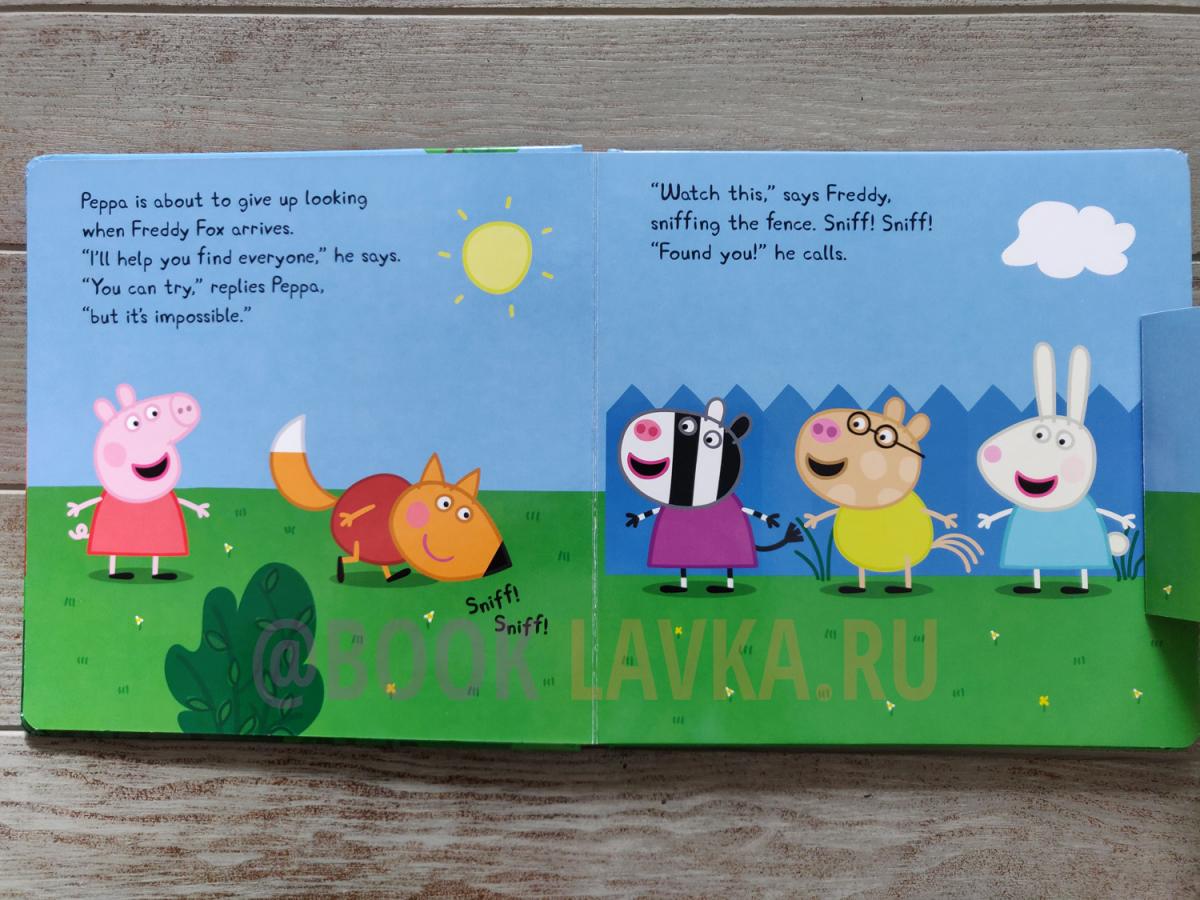 Peppa Pig: Hide and Peek A Lift-the-Flap Book – купить в интернет ...