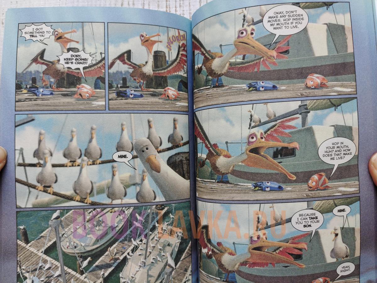 Disney Pixar Finding Nemo Cinestory Comic купить в интернет магазине Booklavka Буклавка