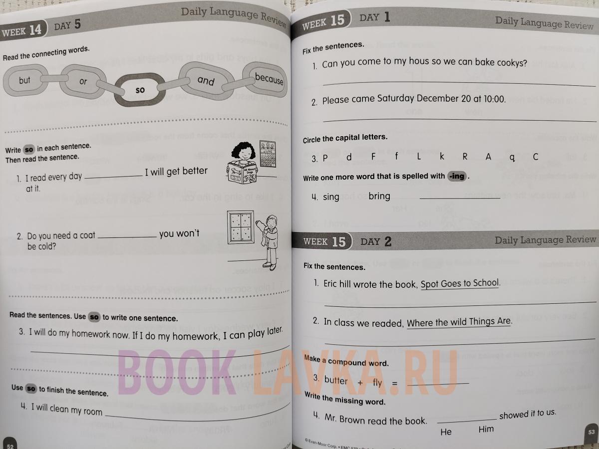 Daily Language Review, Grade 1 Teacher Book – купить в интернет ...