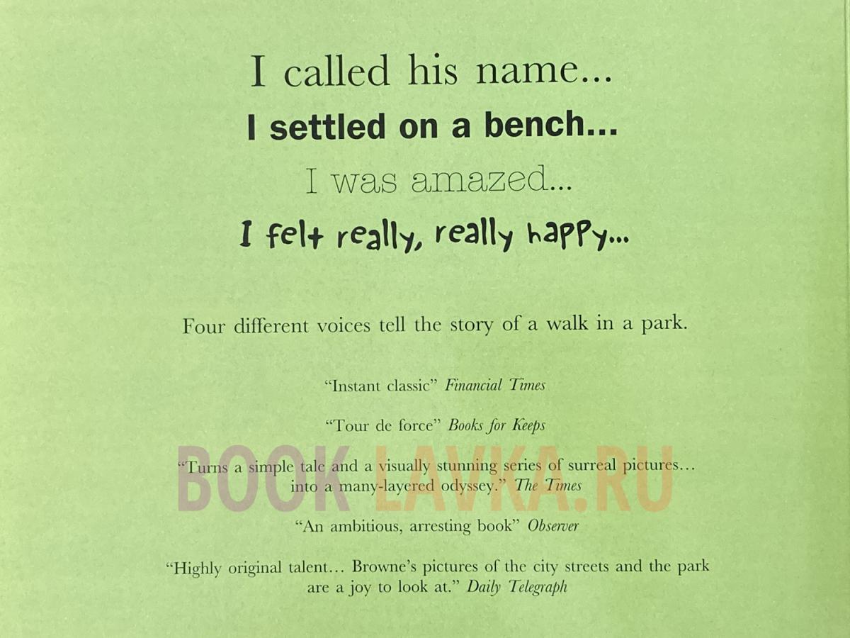 Voices in the Park – купить в интернет-магазине Booklavka (Буклавка)