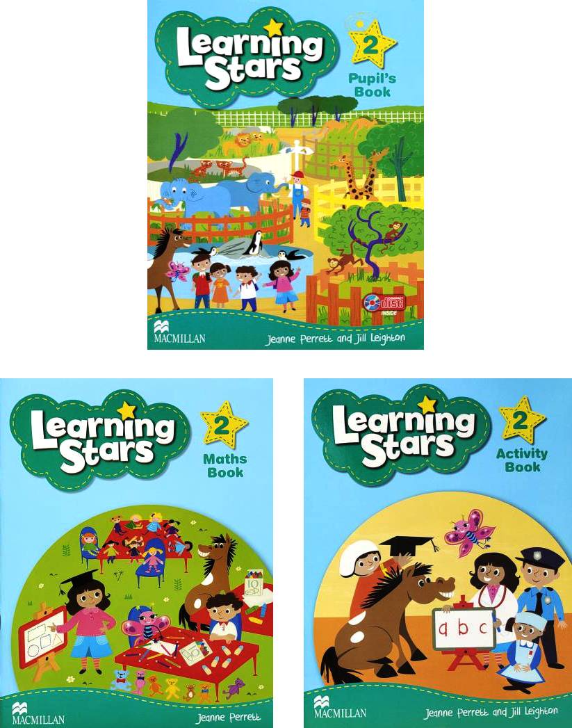 Learning Stars 2 (Pubil Book + Maths Book + Activity Book + CD ...